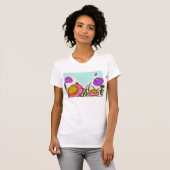Flower Meadow femmes Jersey T-shirt (Devant entier)