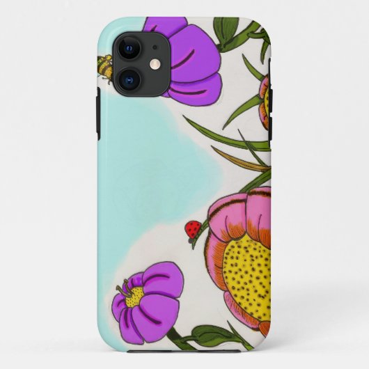 Flower Meadow iPhone 5 Coque (Dos)