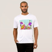 Flower Meadow Mens Performance T-Shirt (Devant entier)