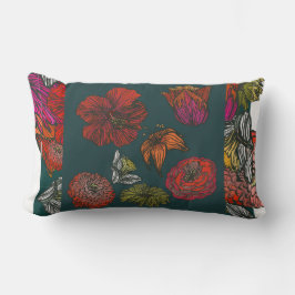 Flower Medley II Print Terug Lumbaal Kussen