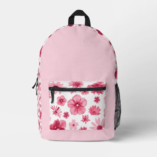 Flower mochila bedrukte rugzak (Voorkant)