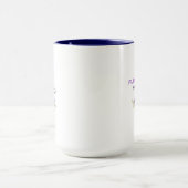 Flower Morning — Elegant Purple Floral Mug Design (Centre)