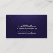 Flower of Life Crystal Healing Visitekaartje (Achterkant)