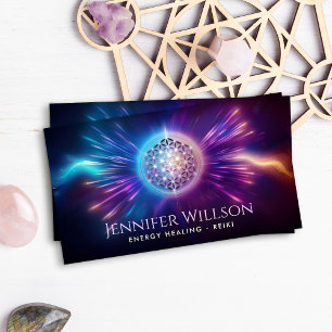 Flower of life Ornament - Kosmische energiestroom Visitekaartje
