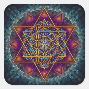 Flower of Life Sticker - ORIGINEEL ontwerp van Lil