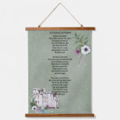 Flower of Scotland Tekst Hangend Wandkleed (Voorkant)