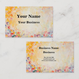 Flower Oilpainting Visitekaartje