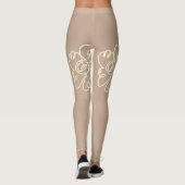 flower paint leggings (Achterkant)
