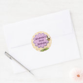Flower Patch Bee Sticker (Envelop)