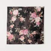 flower pattern design textile illustrationpattern, wandkleed (Voorkant (horizontaal))