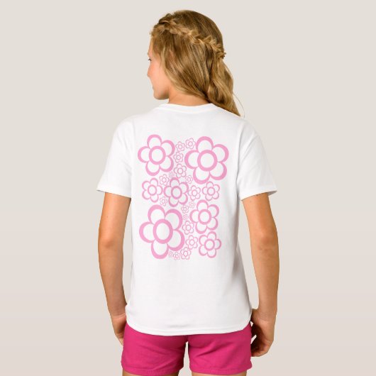 Flower Pattern – Floral Design for Nature Lovers T-shirt (Achterkant volledig)