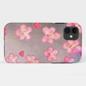 flower pattern marble Case-Mate iPhone case (Achterkant (horizontaal))