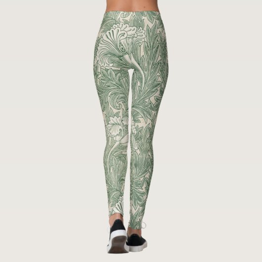 Flower Pattern, William Morris Leggings (Achterkant)
