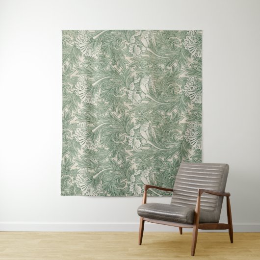 Flower Pattern, William Morris Wandkleed (In situ)