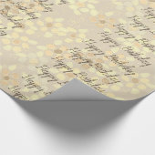 Flower Patterned Designer Cadeaupapier (Hoek)