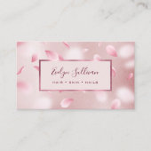 Flower Petals Faux Foil carte de visite (Devant)