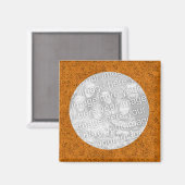 Flower Photo Magnet Sjabloon Magneet (Voorkant / Achterkant)