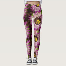 flower picture legings leggings