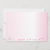 Flower Pink Branches Invitation (Dos)