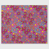 Flower Pop ! Numéro 3 Papier d'emballage cadeau (Plat)