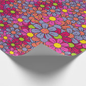 Flower Pop ! Numéro 3 Papier d'emballage cadeau (Coin)