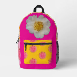 Flower Power 2 Print Cut Sew Bag Bedrukte Rugzak