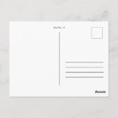 Flower Power - 6 Briefkaart (Achterkant)