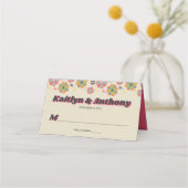 Flower Power 70's Retro Mooie Trouwfeest (Voorkant)