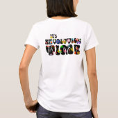 Flower Power Bernie Sanders 2016 T-shirt (Achterkant)