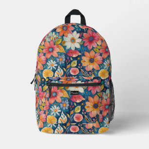 Flower Power Bloomin' Bedrukte Rugzak