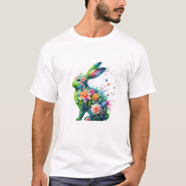 Flower Power Bunny Rabbit T-shirt