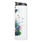 Flower Power Bunny Rabbit Thermosbeker (Geroteerd rechts)