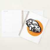 Flower Power Car Schattigee Hippie-stijl Planner (Display)