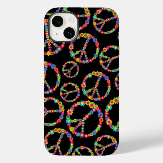 Flower Power Daisy Peace Case-Mate iPhone Case (Achterkant)