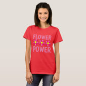FLOWER POWER Dames Robe Sweat - shirt à capuche (Devant entier)