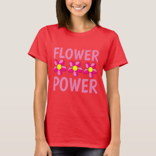 FLOWER POWER Damesjurk T-shirt