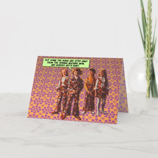 Flower Power [drôle de carte de voeux] (Devant)