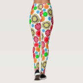 Flower Power en Rangées 002 Leggings (Dos)