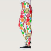 Flower Power en Rangées 002 Leggings (Gauche)