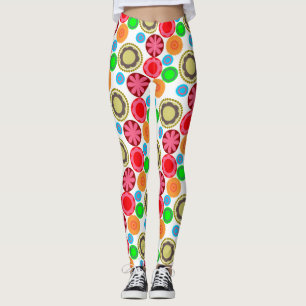 Flower Power en Rangées 002 Leggings