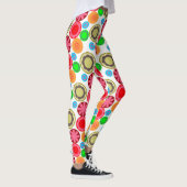 Flower Power en Rangées 002 Leggings (Droite)