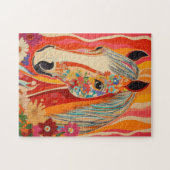 Flower Power Horse Legpuzzel (Horizontaal)