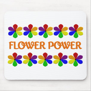 Flower Power mousepad Muismat