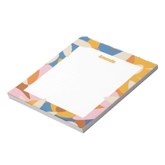 Flower Power Notepad Notitieblok (Gedraaid)