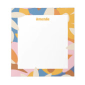 Flower Power Notepad Notitieblok (Voorkant)