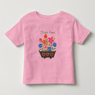 'Flower Power' Peuter T-shirt
