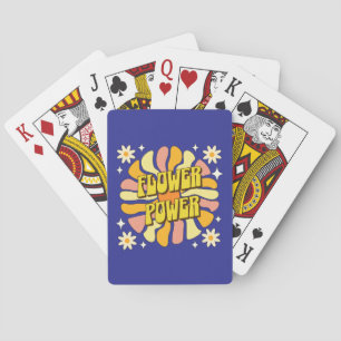 Flower Power Pokerkaarten