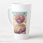 Flower Power Ride Latte Mug Latte Mok (Linkerhoek)