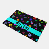 Flower Power Shower - kleurpatroon 1 Deurmat (Schuin)