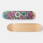 Flower Power Shred Skateboard (Horizontaal)